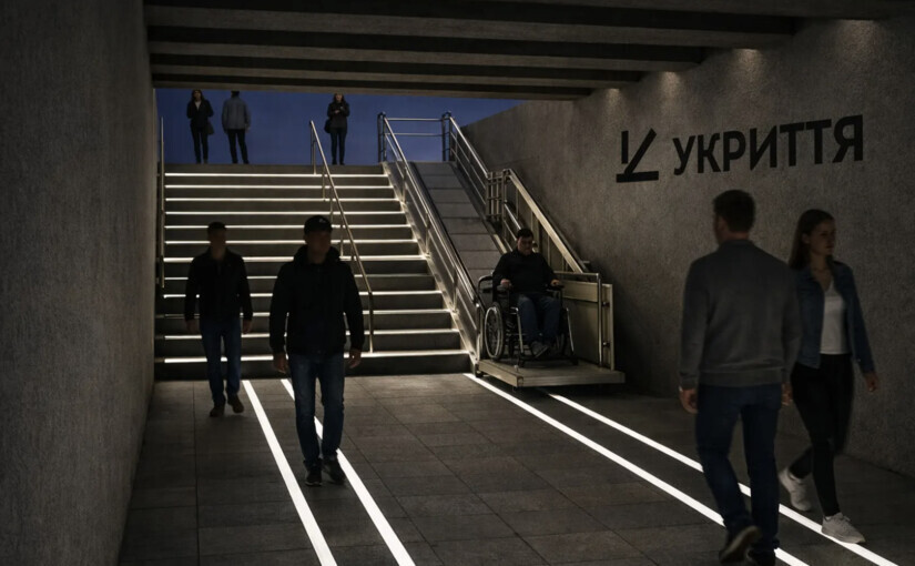 Украинские архитекторы предложили превратить подземные переходы и остановки в укрытия 