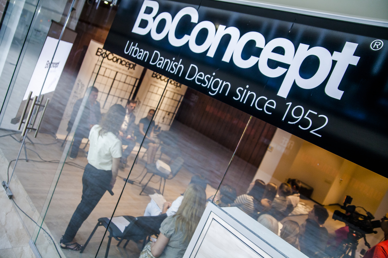 Открытие датского бренда BoConcept в Киеве