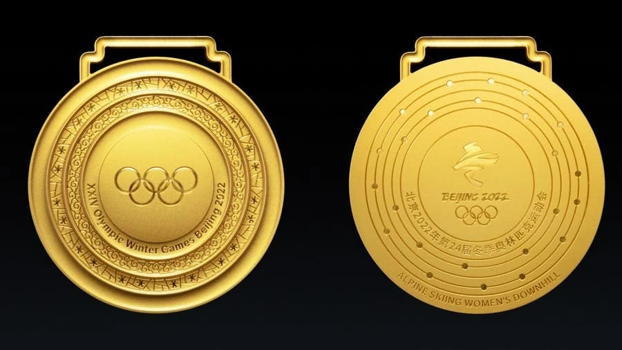 Дизайн олимпийских медалей 2022/Xinhua