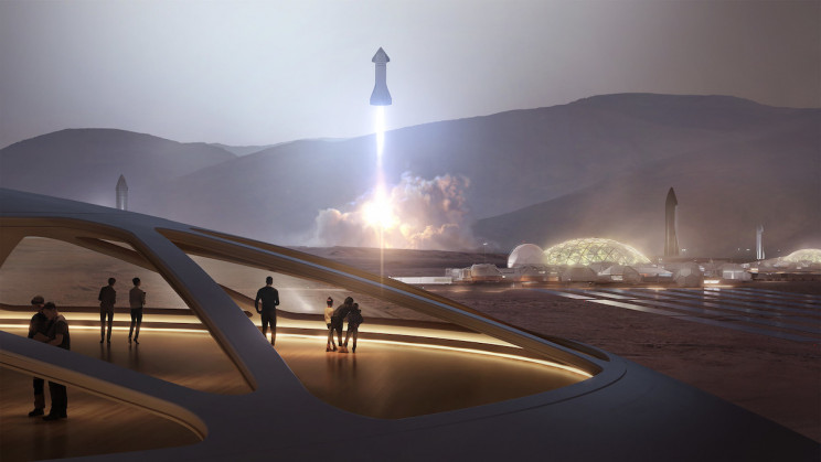 Концепція Марс-Сіті SpaceX Photos/Flickr