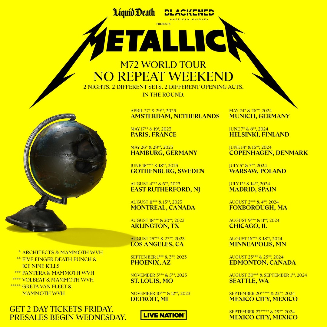 Тур Metallica