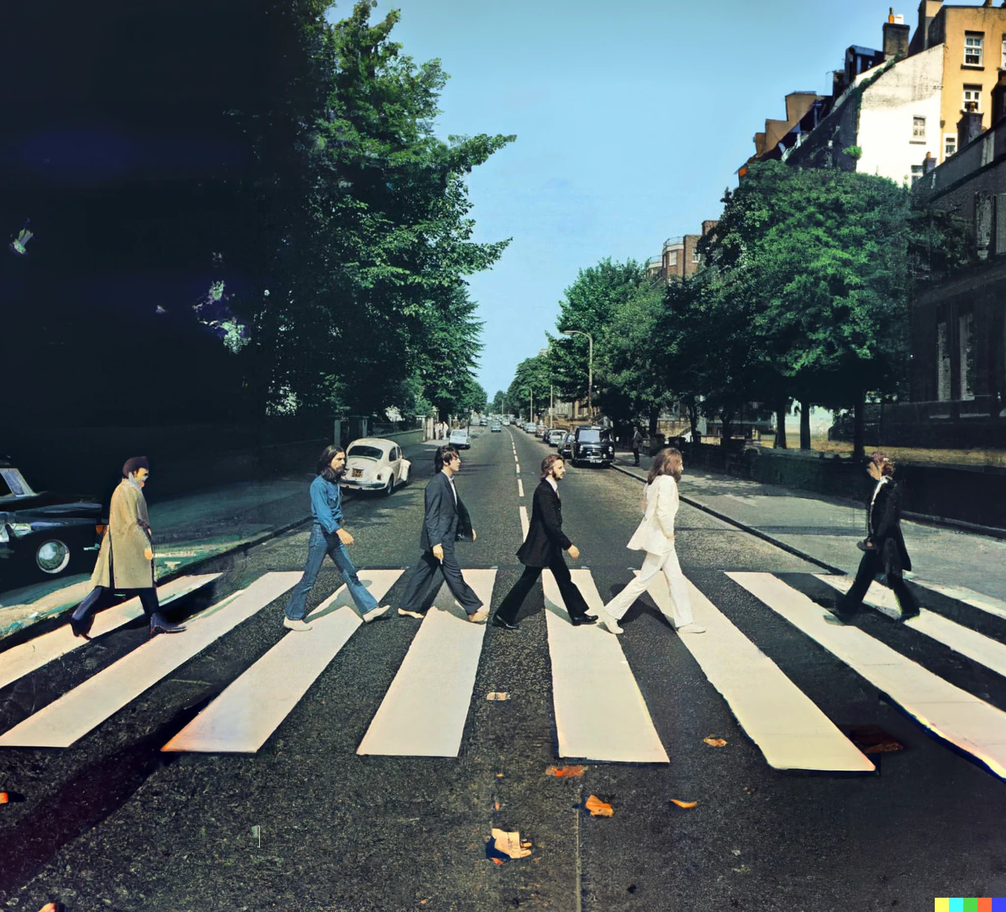 Фотография The Beatles на пешеходном переходе через Abbey Road Яна Макмиллана "вышла за рамки"