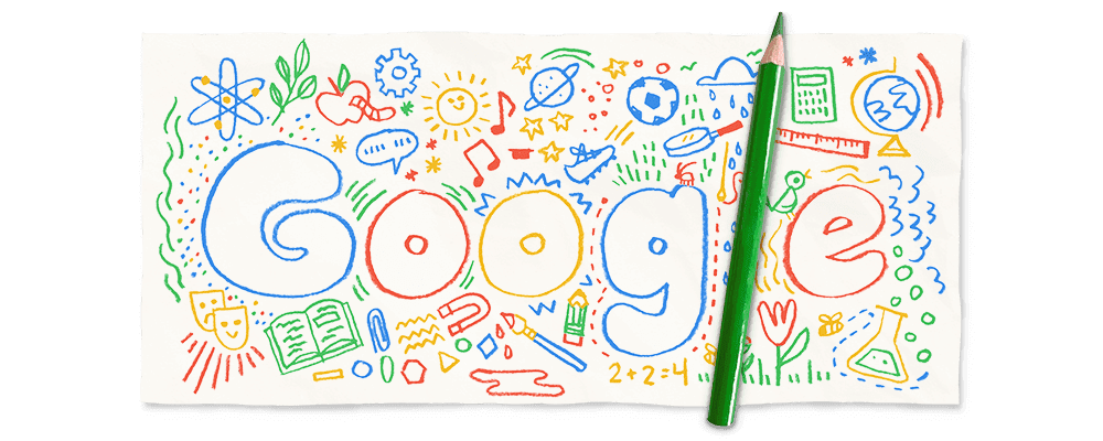 Дудл "День знаний" от Google