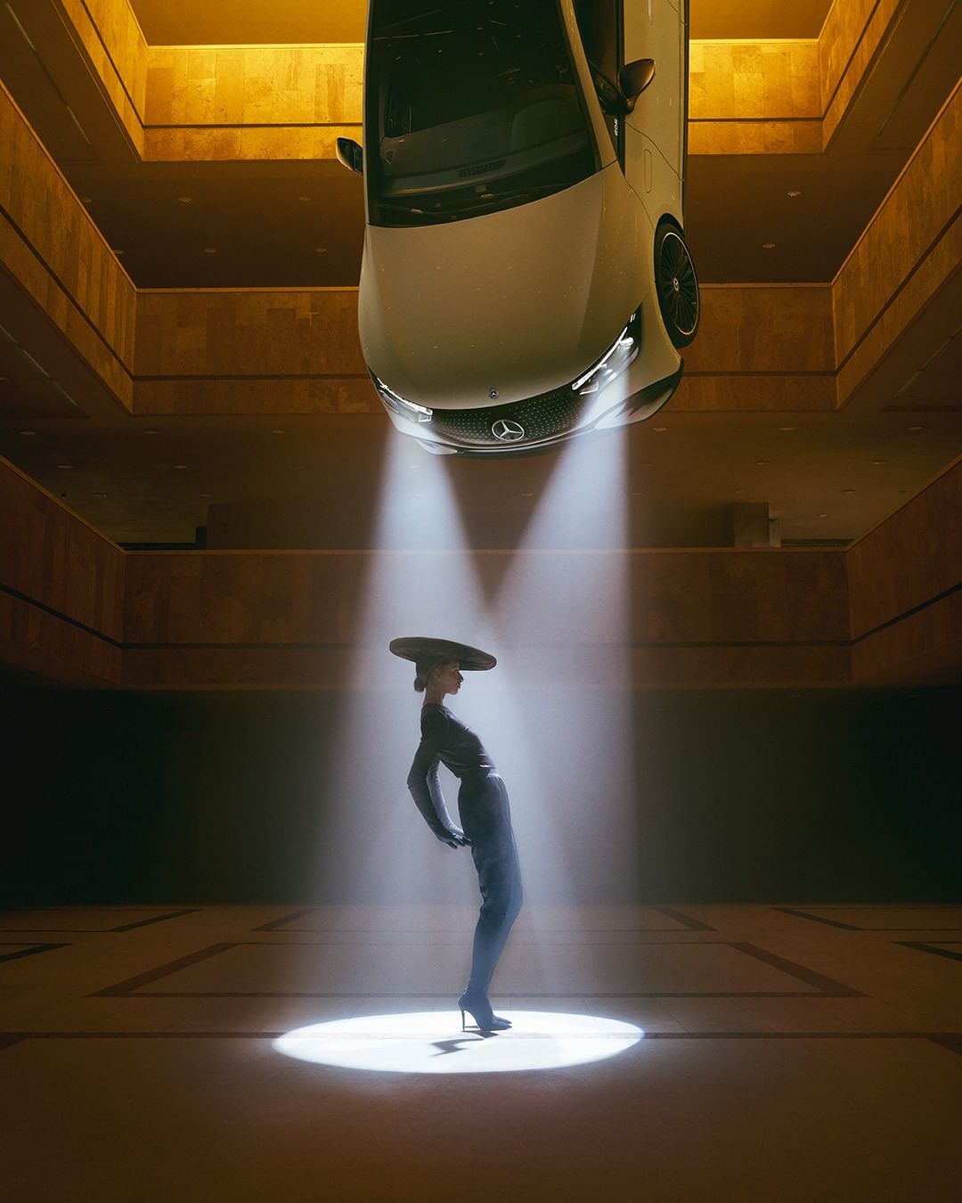 Реклама электрокара Mercedes