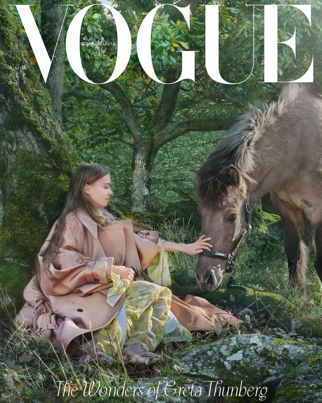Грета Тунберг попала на обложку Vogue и обвинила индустрию моды фото 1