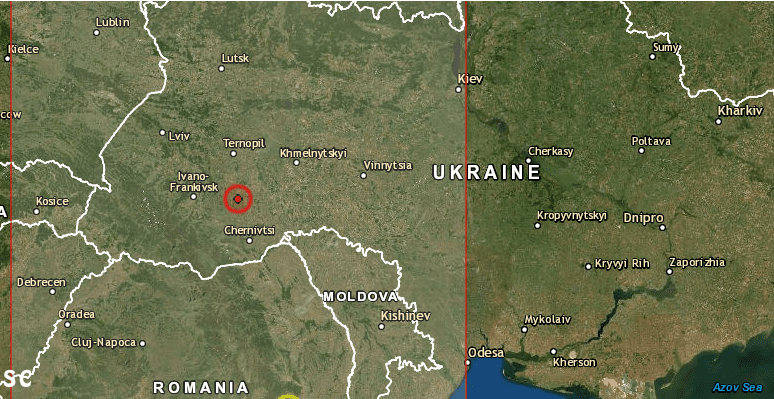 Землетрясение в Украине 23 сентября