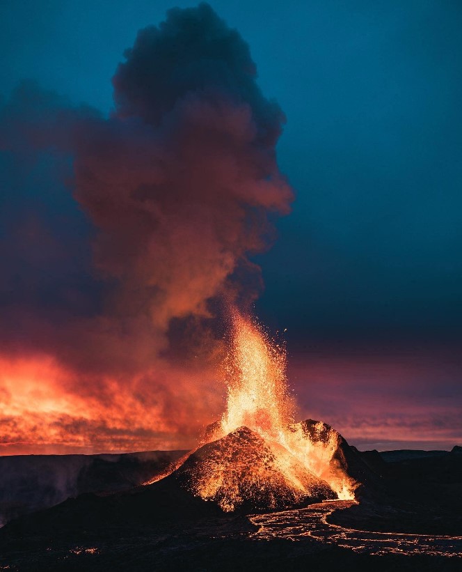 В Ісландії прокинувся вулкан Фаградальсф'ядль
