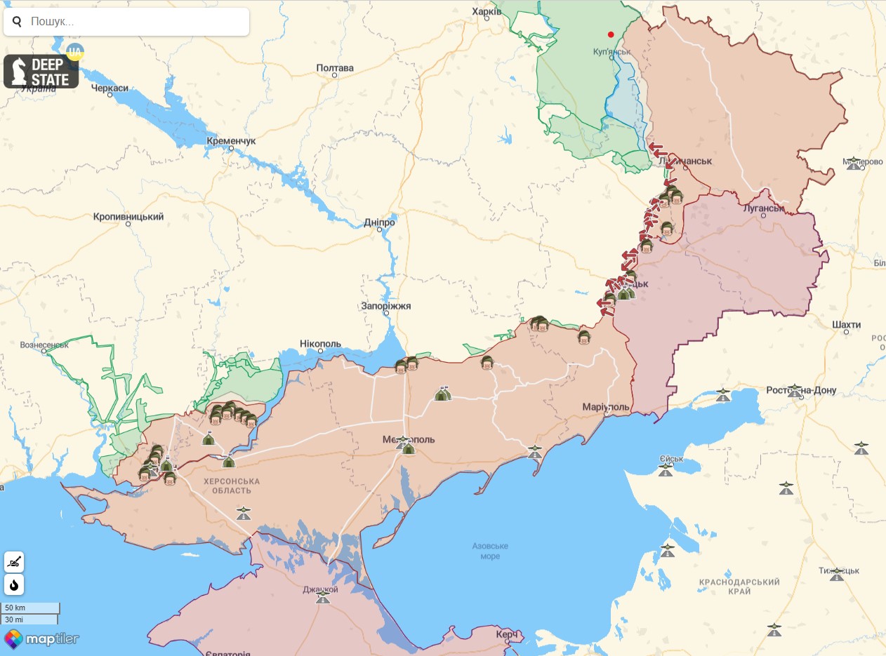 Боевые действия в Украине против РФ на 21 октября