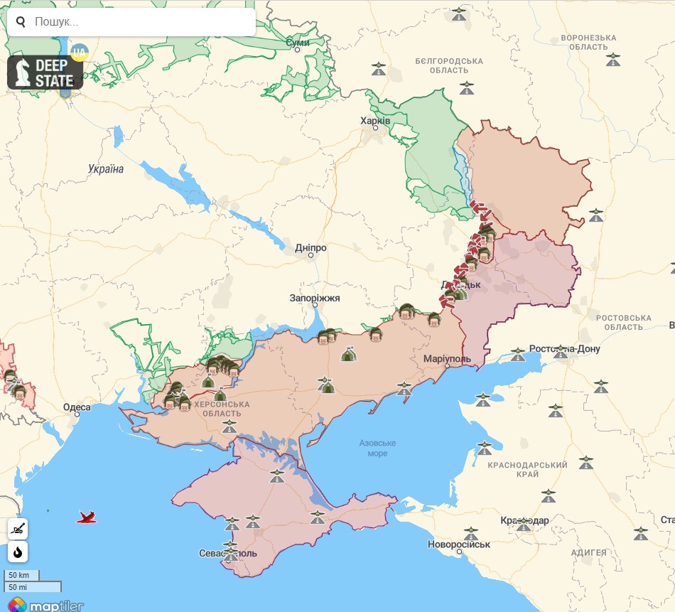 Боевые действия в Украине против РФ на 24 октября