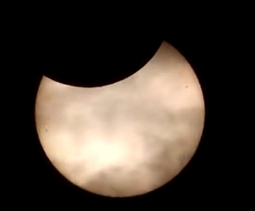 Сонячне затемнення 25 жовтня у Дрездені, Німеччина