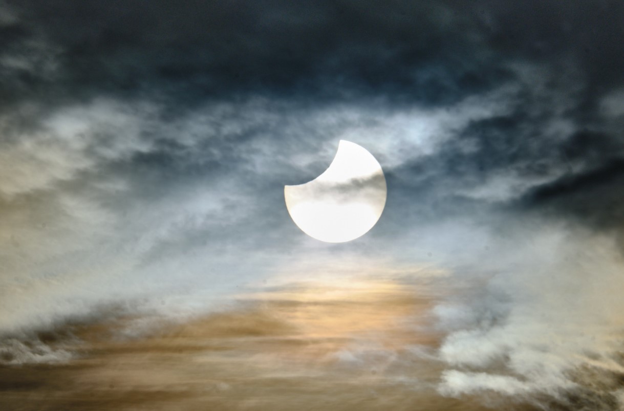 Сонячне затемнення 25 жовтня на острові Льюїс, Шотландія