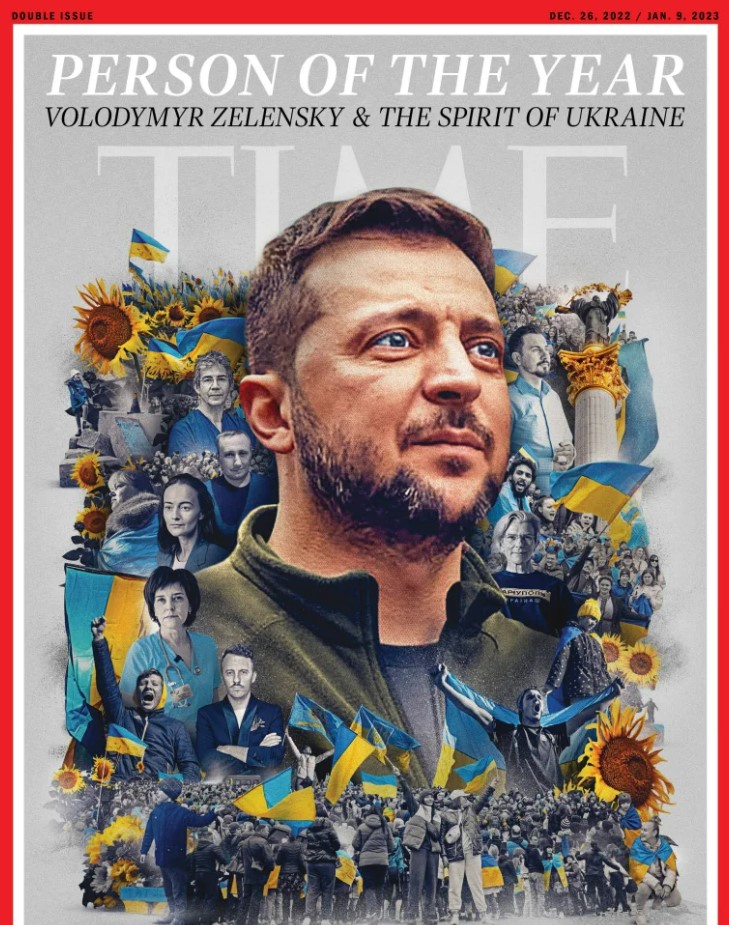 Владимир Зеленский стал человеком года по версии журнала TIME