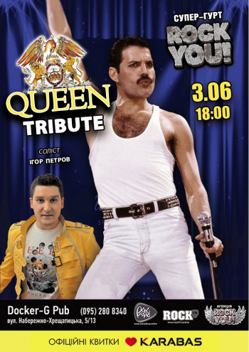 Tribute "QUEEN" band "ROCK YOU!"