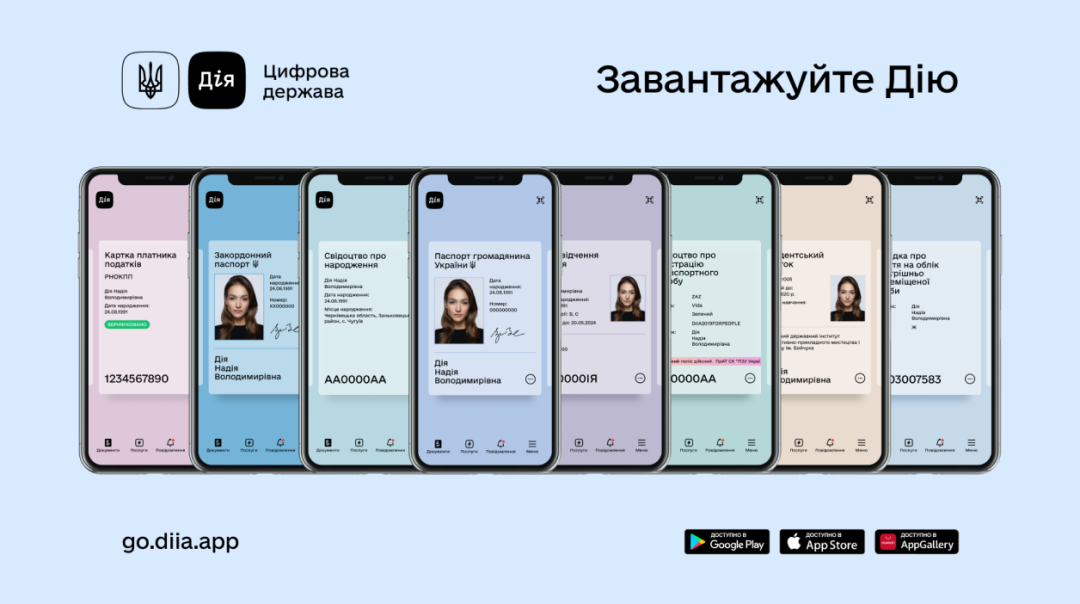 diia.gov.ua, цифрові документи в «Дії»