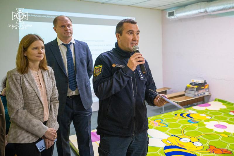 В Киевской школе обустроили укрытие нового типа по программе «Безопасная школа» (фото) фото 3