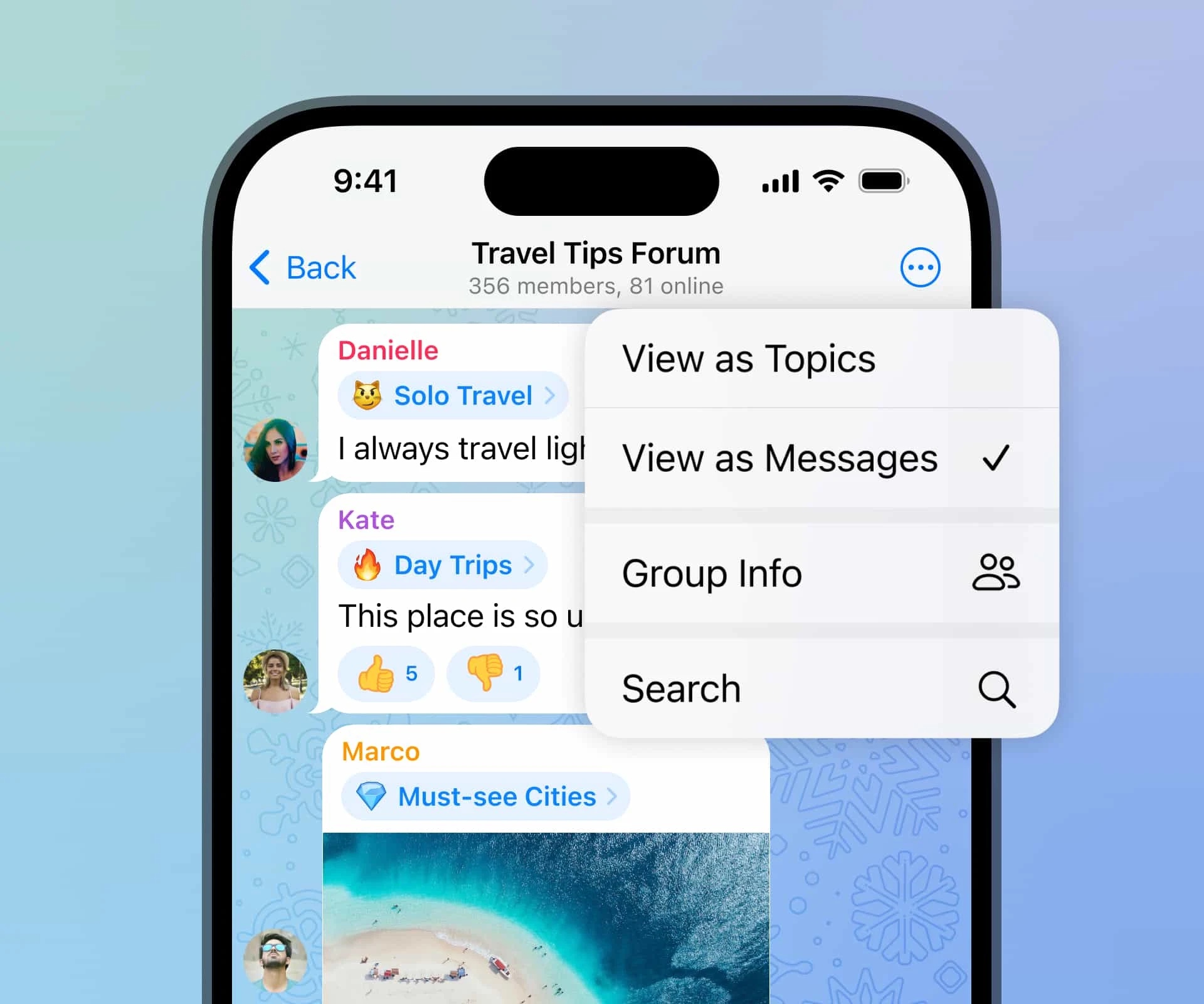 Telegram выпустил большое обновление для Android и iOS: 10 новых функций фото 6