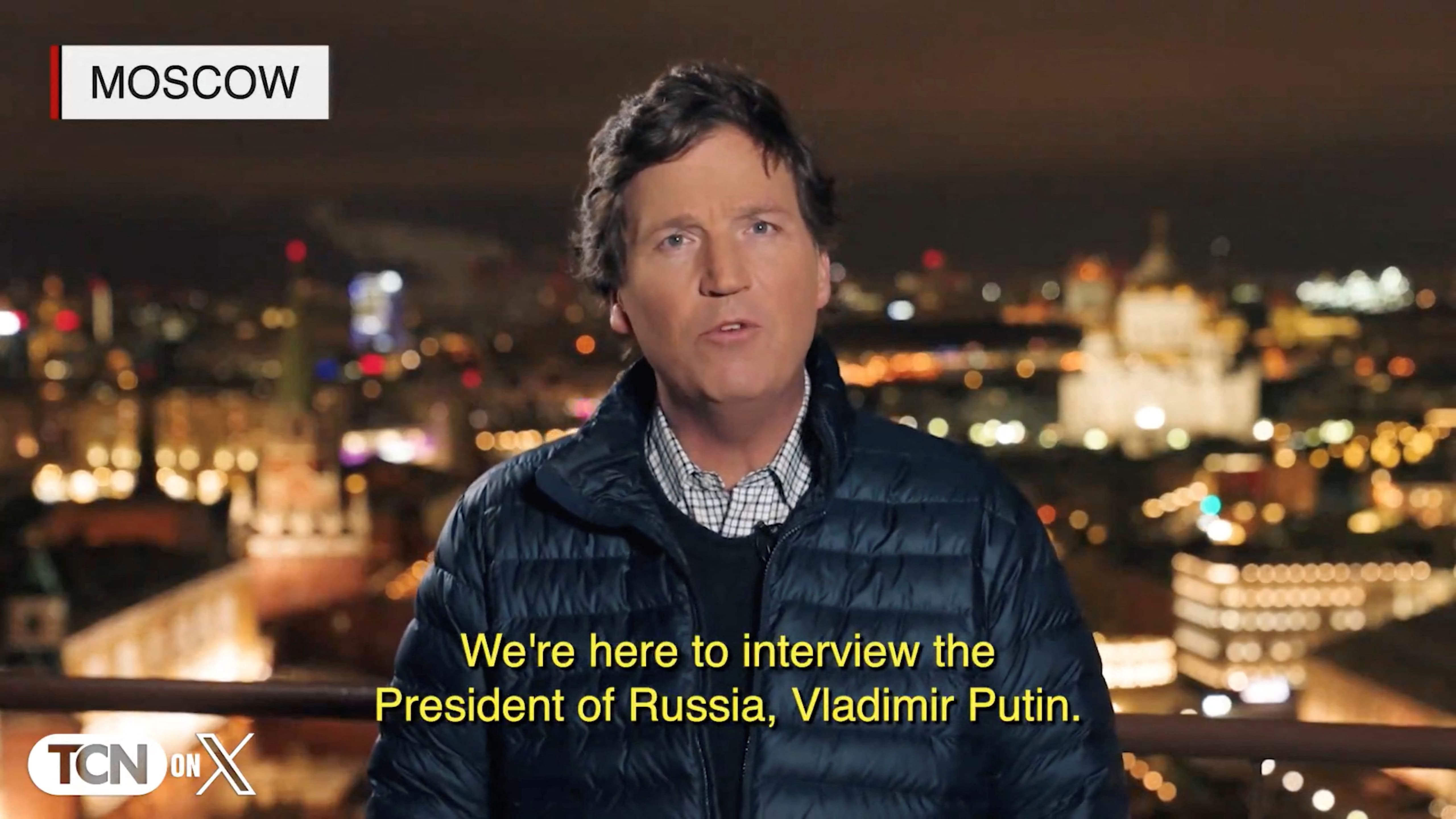 Американський журналіст Такер Карлсон приїхав до Москви, щоб взяти інтерв'ю у Путіна: що відомо фото 1