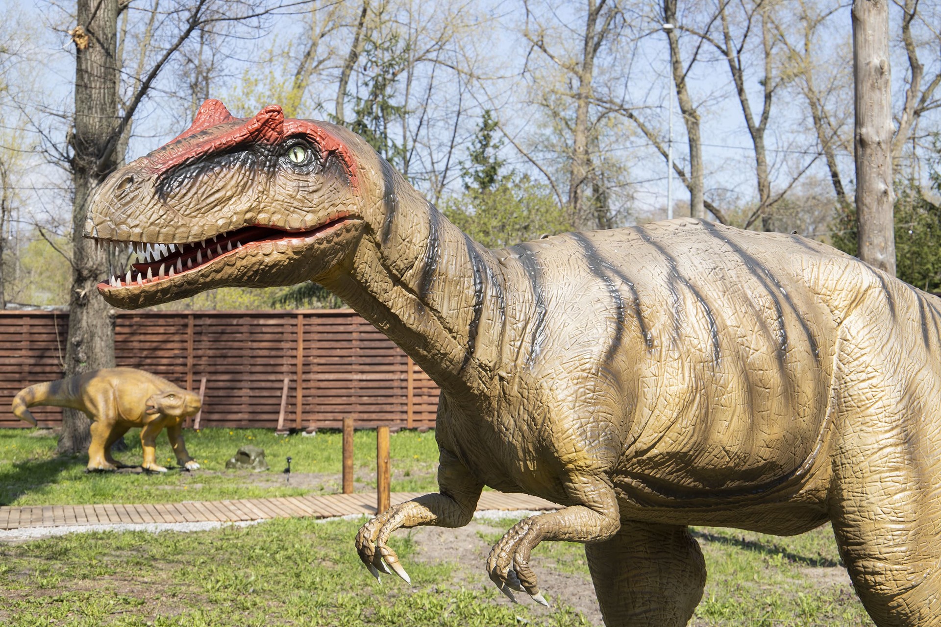 Парк динозавров в Харькове